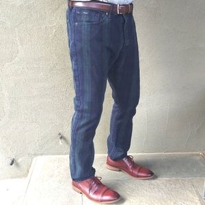 Polo Vintage Striped Denim Men's 33/30